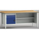 KLW Standard workbench - 2000 x 700 x 900 mm L x D x H, (ERGO version) WS138E-2000M40-E1680