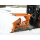 BAUER Lame à neige SCH-P-S 240, peinte, RAL 2000 jaune orangé 4428-20-0000-1