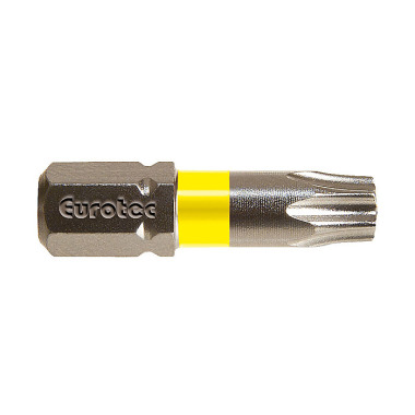 Eurotec Jeu d’embouts 25 mm - TX 20 - jaune 945853