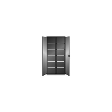 ThurMetall Armoire à portes battantes (LxPxH) 1000x500x1950mm KEY Lock gris clair RAL 7035 53.075.020