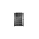 ThurMetall Armoire à portes battantes (LxPxH) 1000x500x1950mm Serrure à CLÉ Noir NCS S 9000-N 53.077.060