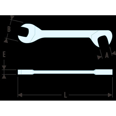 FACOM Maulschluessel ”Mikromechanik” 1/2 34.1/2