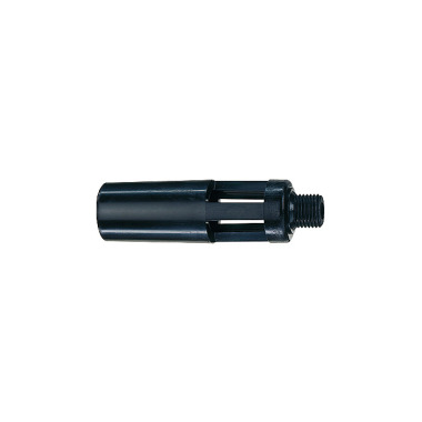 ELMAG Buse à jet plein plastique noir ø 2,0 mm, Mâle M12x1,25 32533