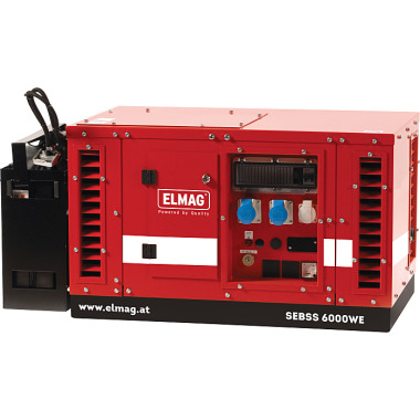 ELMAG Groupe électrogène SEBSS 6000WE-AVR-DSE3110 53143