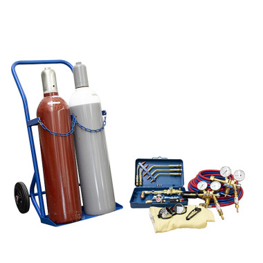 ELMAG Kit complet AUTOGEN avec bouteilles de gaz 55272