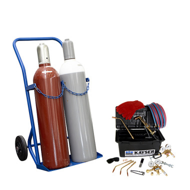 ELMAG Kit complet AUTOGEN avec bouteilles de gaz 55275