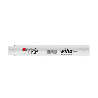 Wiha Mètre pliant Longlife® Plus 2 m métrique, 10 branches (27059) blanc