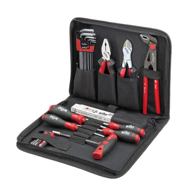 Wiha Jeu d'outils de mécanicien Mélangé, 31 pcs dans une trousse (36390)