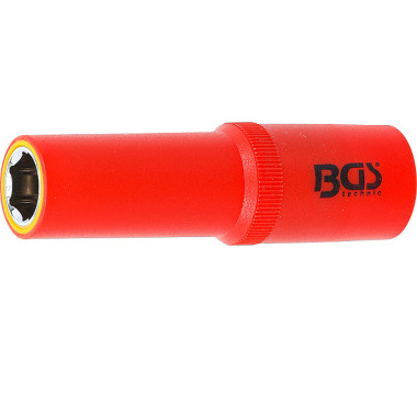 BGS Clé à douille VDE hexagonale | carré d’entraînement 12,5 mm (1/2”) | SW 13 mm 72063