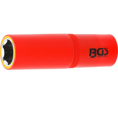 BGS Clé à douille VDE hexagonale | carré d’entraînement 12,5 mm (1/2”) | SW 17 mm 72067