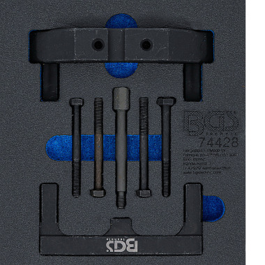 BGS Chariot d’atelier 1/6 : Jeu d’outils de réglage du moteur | pour VAG 4.0 FSI, TFSI 74428