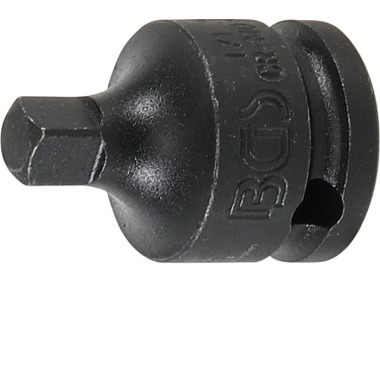 BGS Adaptateur de douille à chocs | carré interne 10 mm (3/8« ) - carré externe 6,3 mm (1/4 ») 171