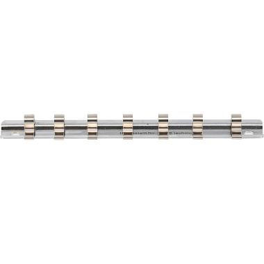 BGS Rail de douilles avec 7 clips | 6,3 mm (1/4”) 2316