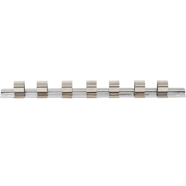 BGS Rail de douilles avec 7 clips | 12,5 mm (1/2”) 2318