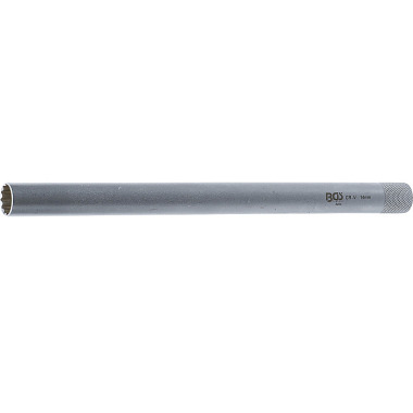 BGS Douille pour bougie d’allumage, 12 points, extra longue | 10 mm (3/8”) Drive | 14 mm 2404