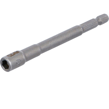 BGS Douille, hexagonale, extra longue | pour perceuses électriques | 6.3 mm (1/4”) Drive | 6 mm 2762