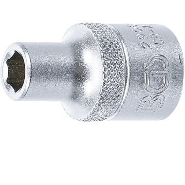 BGS Douille, hexagonale | 12,5 mm (1/2”) Drive | 8 mm 2908