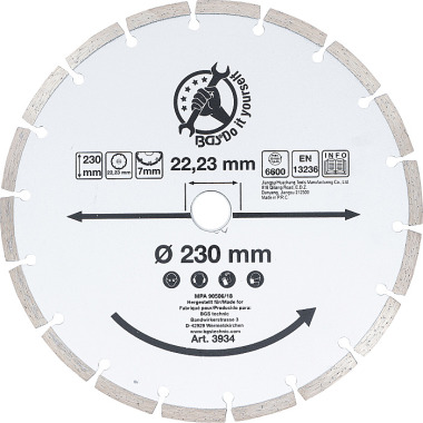 BGS Disque à segment | Ø 230 mm 3934