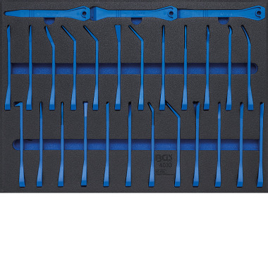 BGS Plateau d’outils 3/3 : Set de cales et de grattoirs | 27 pcs. 4033