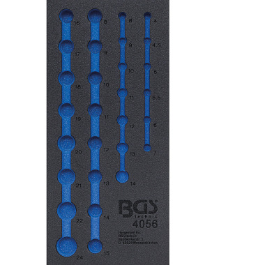 BGS Bac à outils 1/3, vide | pour BGS 4056 4056-1