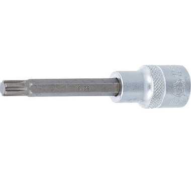 BGS Embout à douille | longueur 100 mm | 12.5 mm (1/2”) Drive | Spline (pour RIBE) | M8 4163