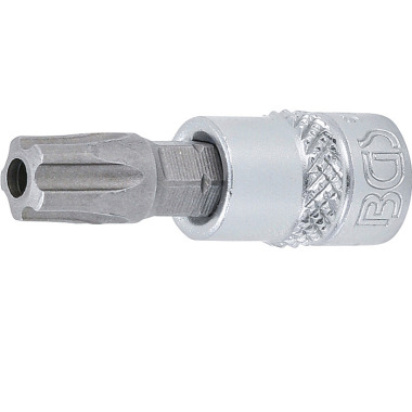 BGS Douille à embout | 6.3 mm (1/4”) Drive | T-Star tamperproof (pour Torx) TS45 5184-TS45