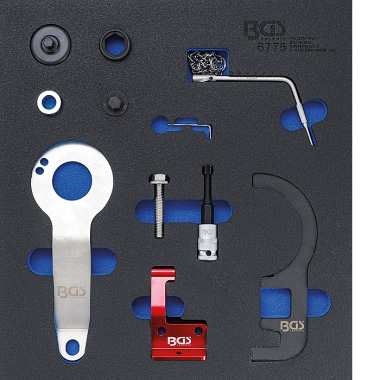 BGS Plateau d’outils 2/3 : Jeu d’outils de calage moteur | pour BMW et MINI, 1.5 & 2.0L Diesel 6775