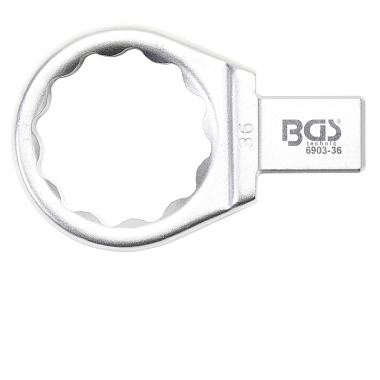 BGS Clé à bague Push Fit | 36 mm | Taille carrée 14 x 18 mm 6903-36