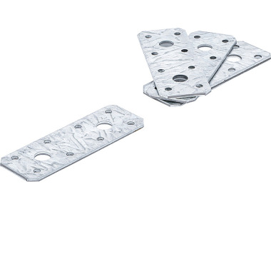 BGS Connecteur plat en acier | 100 x 35 x 2 mm | 4 pcs. 80784