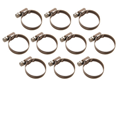 BGS Colliers de serrage | Inox | 25 x 40 mm | 10 pcs. 8095-25x40