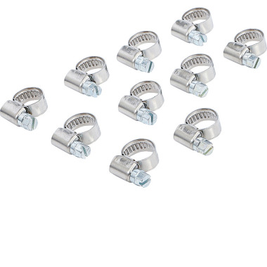 BGS Colliers de serrage | Inox | 8 x 12 mm | 10 pcs. 8095-8x12