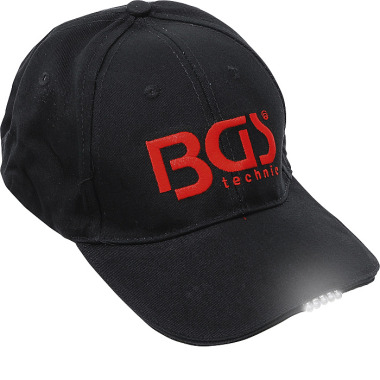 BGS Casquette de baseball BGS | avec lampe LED 9897