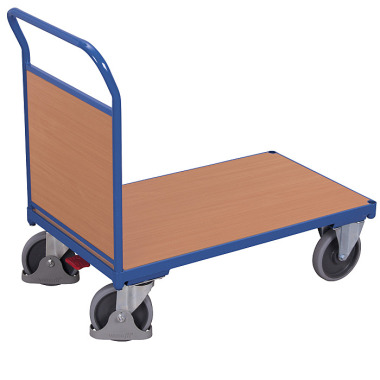 VARIOfit Chariot à parois frontales avec bois Dimensions extérieures : 975 x 500 x 975 mm (L/P/H) sw-500.102