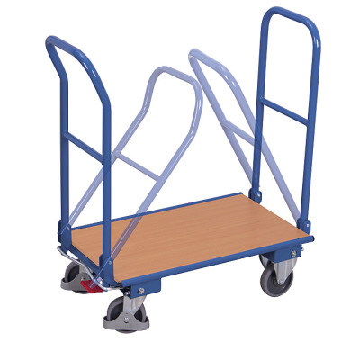 VARIOfit Chariot à cintres pliable avec 2 cintres Dimensions extérieures : 850 x 450 x 940 mm (L/P/H) sw-450.803