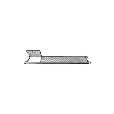 HYMER Bühne mit Durchstiegsklappe, Länge 2,95 m, Breite 0,65 m 607124