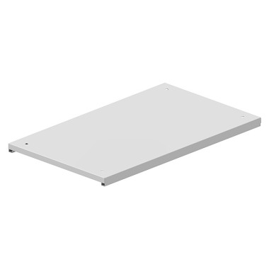 BISLEY lackierter Fachboden für ECO Flügeltürenschrank B 600 mm, Maße: H 25 x B 595 x T 420 mm, Farbe: lichtgrau FTB06645