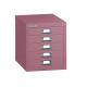 BISLEY MultiDrawer™, 12er Serie, 5 Schubladen à H 51 mm, DIN A4, Farbe: pink  L125601