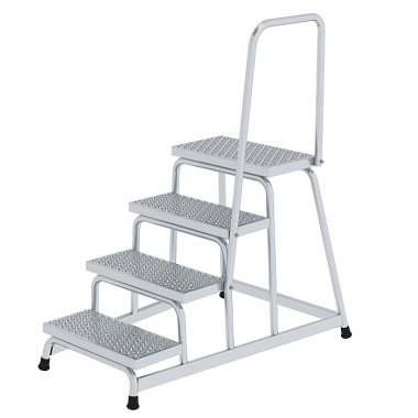 MUNK Work platform rigid R13 with handrail 4 steps 51037