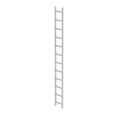 MUNK Shaft ladder, V4A stainless steel, 300 mm clear width 12 rungs 62012