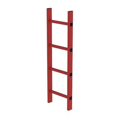 MUNK Shaft ladder, glass fibre reinforced plastic, 300 mm clear width 4 rungs 64004