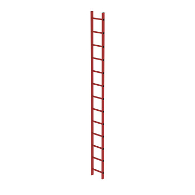 MUNK Shaft ladder, glass fibre reinforced plastic, 300 mm clear width 13 rungs 64013