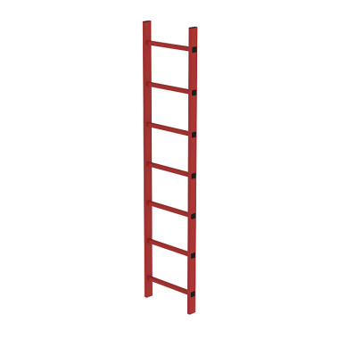 MUNK Shaft ladder glass-fibre reinforced plastic 400 mm clear width 7 rungs 64107