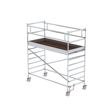 MUNK Mobile scaffolding, 1.35 נ3.0 m, with double platform. Platform height 2.35 m 175235