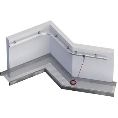 RothoBlaas COUDE DE RAIL VERTICAL 135° EN ALUMINIUM RAILVC135