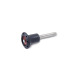 Ganter Broches à billes, poussoir inox AISI 630, plastique bouton GN 113.6-12-120