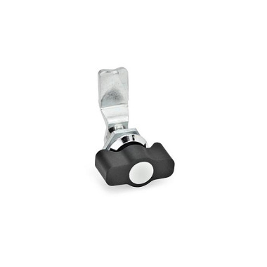 Ganter Loquets avec éléments d’actionnement, bague de centrage chromée GN 115-KG-45