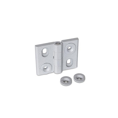 Ganter Charnières, zinc moulé sous pression, réglable GN 127-ZD-64-50-H-SR