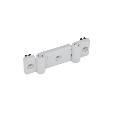 Ganter Double charnières pour systèmes de profilés/plastique GN 159.1-109-40-LG