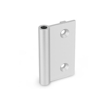 Ganter Ailettes de charnière, pour profilés en aluminium/éléments de panneau GN 2291-50-80-IN-C-EL