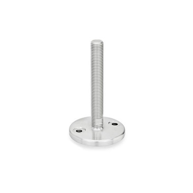 Ganter Pieds de machine, inox GN 23-100-M16-100-D1-T